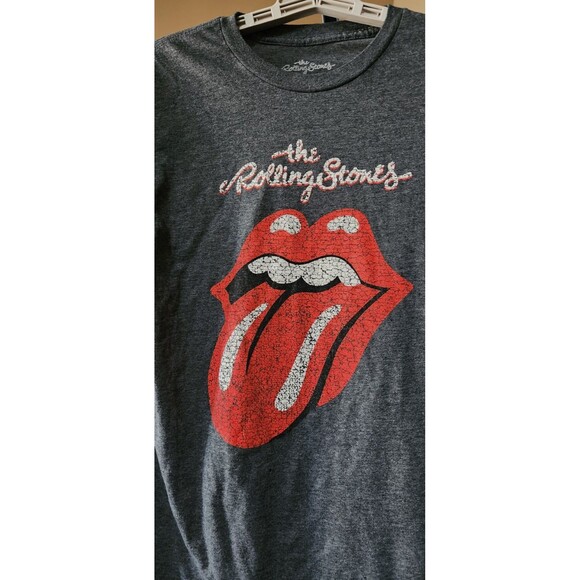 Men's Women's T-Shirt Rolling Stones Classic Tongue Medium New D25 Excellent - Picture 3 of 5